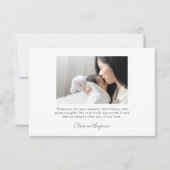 Het kleurrijke Manuscript van Vormen Baby Twee Ber Bedankkaart (Achterkant)