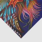 Het kleurrijke Mermaid AI Art-portret Tissuepapier (Detail)