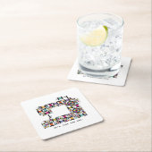 Het kleurrijke Onderzetter van het Patroon van het (Insitu)