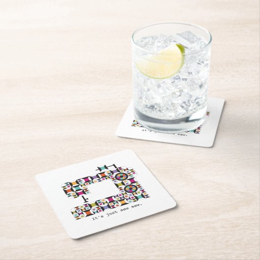 Het kleurrijke Onderzetter van het Patroon van het (Insitu)