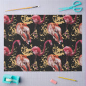 Het kleurrijke Ontwerp van de Reeks van Flamingo 1 Tissuepapier (Craft)