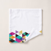 Het kleurrijke Ontwerp van Driehoeken Bad Handdoek (Wasdoekje)