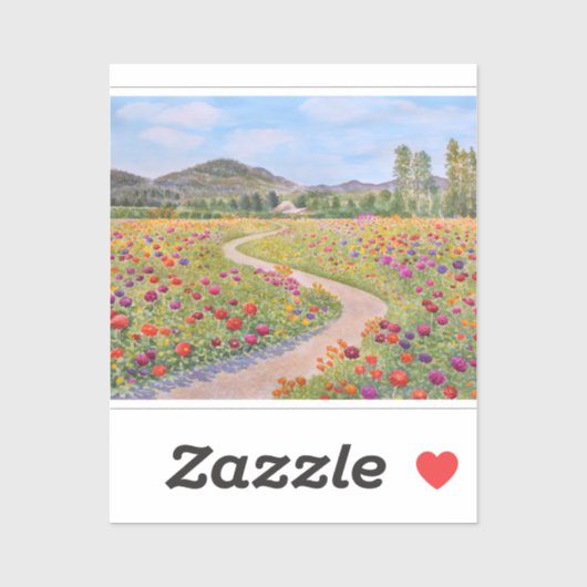 Het Kleurrijke Pad Sticker (Vel)
