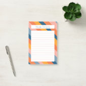 Het kleurrijke Patroon van de Stripes van de Lijne Post-it® Notes (Kantoor)