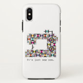 Het kleurrijke Patroon van het Dekbed van de Case-Mate iPhone Case (Achterkant)