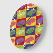 Het kleurrijke Pop-art van Cadillac Lasalle van Grote Klok (Hoek)