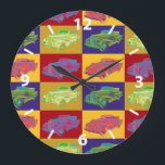 Het kleurrijke Pop-art van Cadillac Lasalle van Grote Klok<br><div class="desc">Kleurrijke van de de luxeAuto van Cadillac Lasalle van 1938 convertibele het pop-artillustratie.</div>