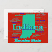 Het kleurrijke Pop-art van de Kaart van de Trots (Voorkant / Achterkant)