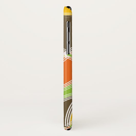 Het kleurrijke Retro Hoesje van het Patroon van (Achterkant/links)