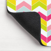 Het kleurrijke Roze Patroon van de Chevron van de Muismat (Hoek)