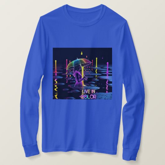 Het kleurrijke Storm grafisch T-shirt (Design voorkant)