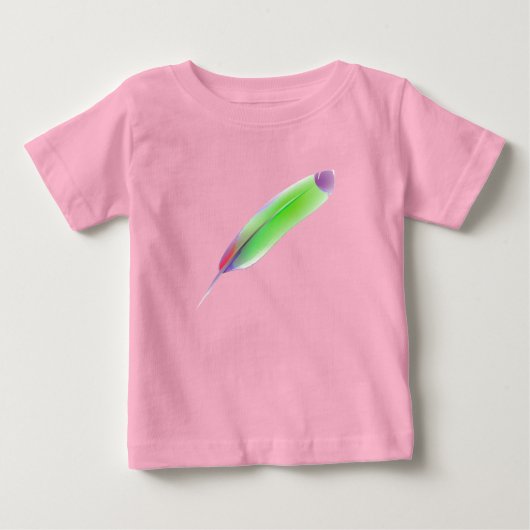 Het kleurrijke T - shirt van het Baby van de Veer (Voorkant)