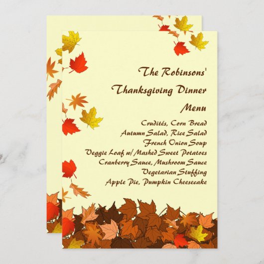 Het kleurrijke Verpletteren laat het menu van de T (Voorkant / Achterkant)