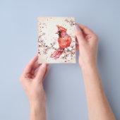 Het kleurrijke vogelontwerp | Art Lover Gift Flyer (Hand)