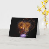 Het kleurrijke Wenskaart van de Verjaardag Kaart (Gele Bloem)