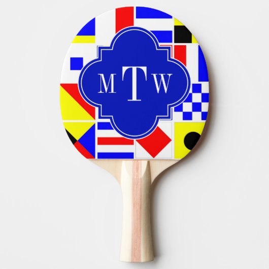 Het kleurrijke ZeevaartSignaal markeert Koninklijk Tafeltennisbatje (Voorkant)