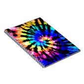 Het kleurstofpatroon. Door de hand getrokken regen Notitieboek (Rechterzijde)