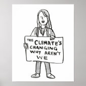 Het klimaat verandert waarom wij niet zijn poster (Voorkant)