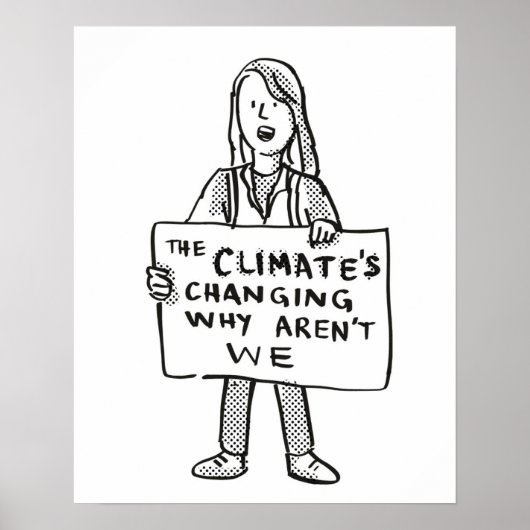Het klimaat verandert waarom wij niet zijn poster (Voorkant)