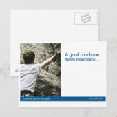 Het klimmen Briefkaart van de Sport (Voorkant / Achterkant)