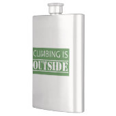 Het klimmen is buiten flacon (Links)