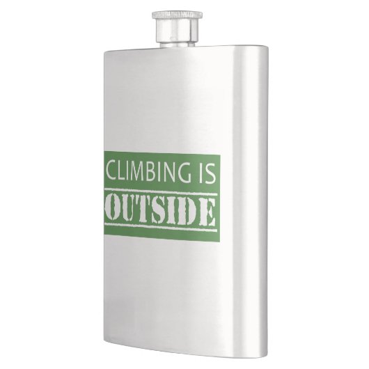 Het klimmen is buiten flacon (Links)