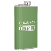 Het klimmen is buiten heupfles (Rechts)