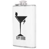 Het klimmen is mijn gelukkige uur heupfles (Links)