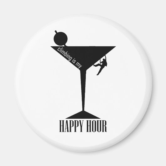 Het klimmen is mijn gelukkige uur magneet (Voorkant)