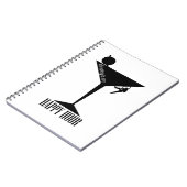 Het klimmen is mijn gelukkige uur notitieboek (Linkerzijde)