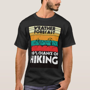 Het klimmen van de bergbeklimmer op het hoogwater t-shirt