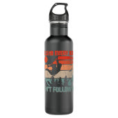 Het klimmen van  rotende bergen waterfles  (Voorkant)