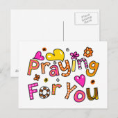 Het klinken voor u groet tekstuitdrukking briefkaart (Voorkant / Achterkant)