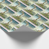 Het klittenkonijnenpakpapier cadeaupapier (Hoek)