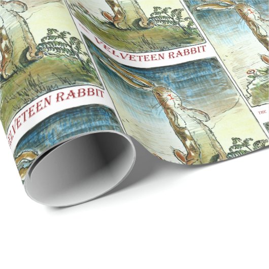 Het klittenkonijnenpakpapier cadeaupapier (Rol Hoek)