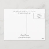 Het kloofje-Boek, het Aantal van de Thanksgiving Feestdagenkaart (Achterkant)