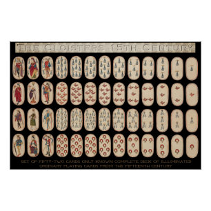 Het klooster 15e-eeuws  perfect poster