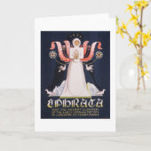 Het Klooster 1938 WPA van Ephrata Kaart (Gele Bloem)