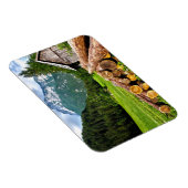 Het klooster in het bos met bergen magneet (Rechterzijde)