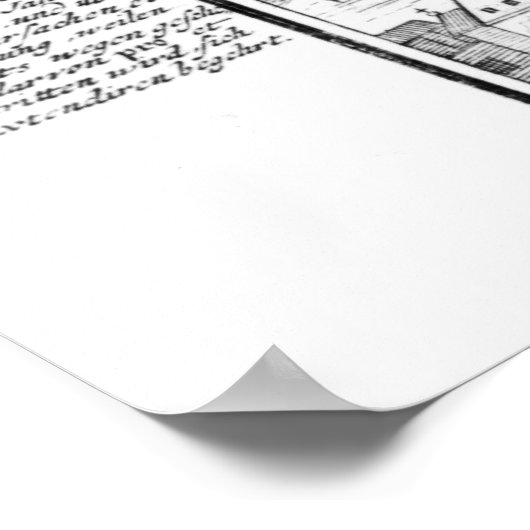 Het klooster Jasna Gora, Czestochowa Poster (Hoek)