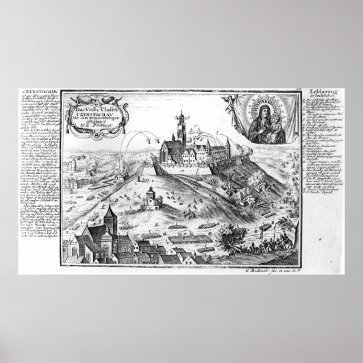 Het klooster Jasna Gora, Czestochowa Poster (Voorkant)