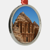 Het klooster Petra Jordan Metalen Ornament (Rechts)