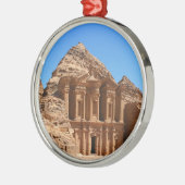 Het klooster Petra Jordan Metalen Ornament (Links)