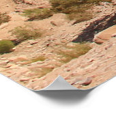 Het klooster Petra Jordan Poster (Hoek)