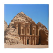 Het klooster Petra Jordan Tegeltje (Voorkant)