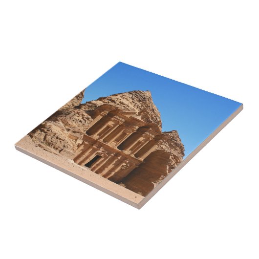 Het klooster Petra Jordan Tegeltje (Zijkant)