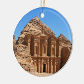 Het klooster Petra Jordanië Keramisch Ornament (Links)