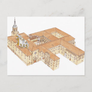 Het klooster van San Millan de la Cogolla. La Rioj Briefkaart