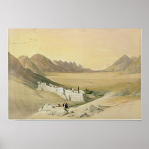 Het Klooster van St. Catherine, de berg Sinai Poster