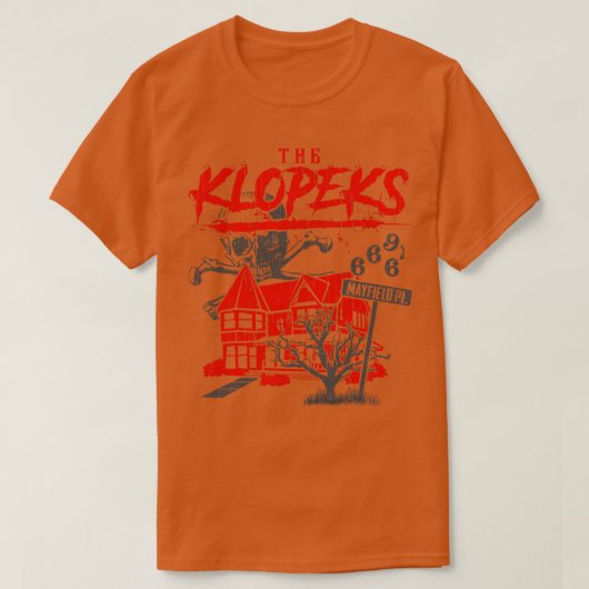 Het Klopeks House of Horrors T-shirt (Design voorkant)